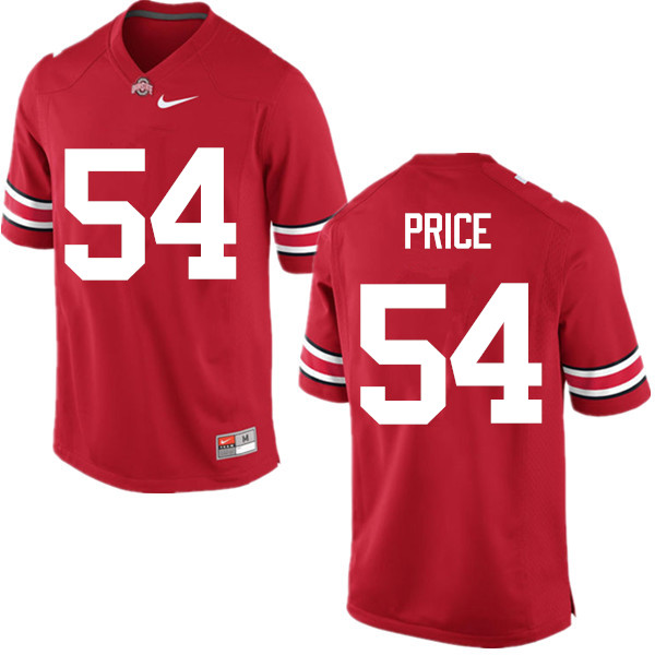 Men Ohio State Buckeyes #54 Billy Price College Football Jerseys Game-Red